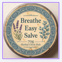 Herbal Salves 70g Calendula Arnica Comfrey Breathe
