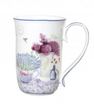 Spring Lavender Mugs Tea Strainer Napkin