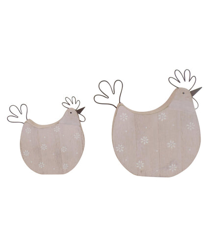 MUM / CHILD PASTEL & RUST CHOOKS