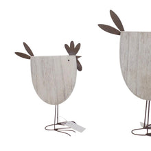 MUM & CHILD STANDING FRENCH COUNTRY CHOOKS 17X7X22.5/13×6.5×17.5CM