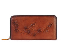 Ladies Leather Purse Wallet Embossed
