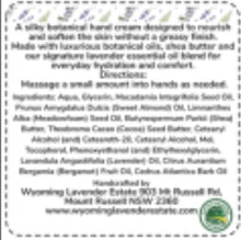 Luxury Lavender Hand Cream 100g