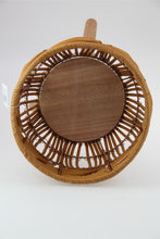 Rattan Basket in Flower Pot Stand 35cm