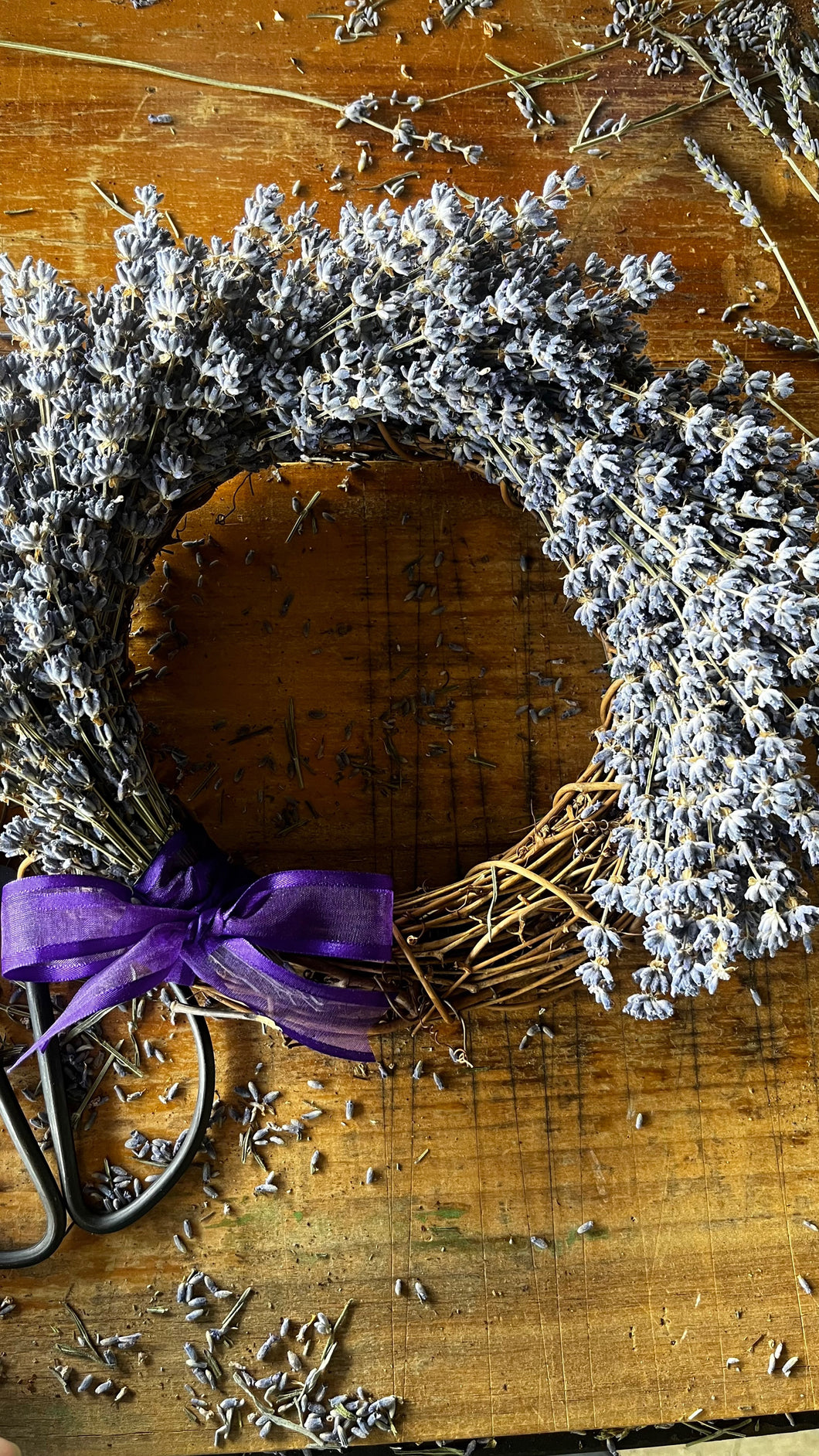 Lavender Wreath