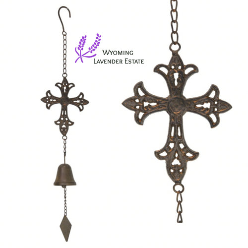 Cast Iron Cross Bell Chime