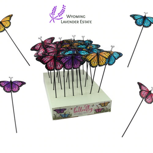 Butterfly Garden Stake Metal 24cm