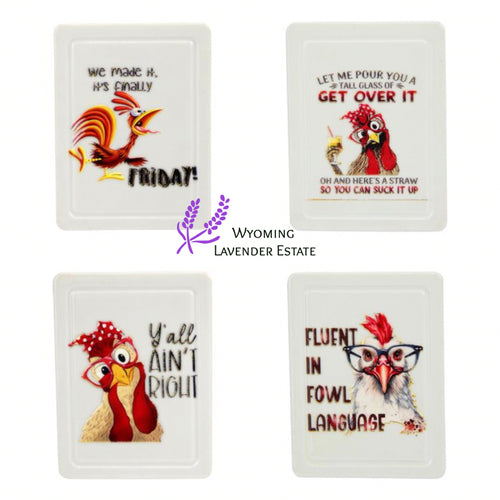 Rooster Humour Magnets