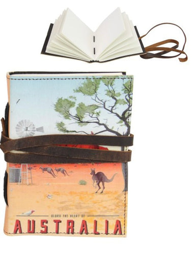 Leather Journal Australian Landmark Designs 15 x 11cm