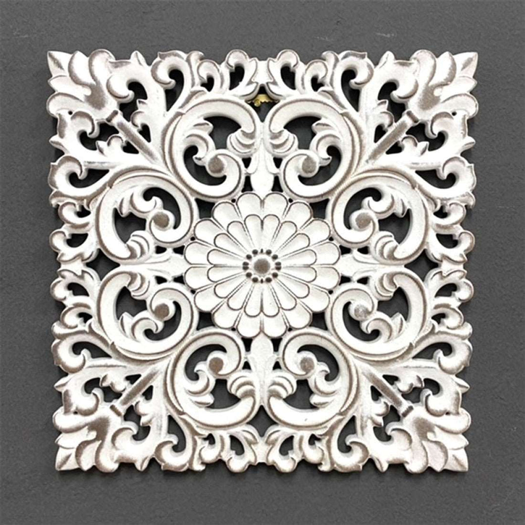 Square Carved Wall Art