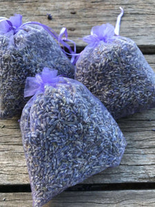 Sachet Organza Plain Lavender or Floral Blends