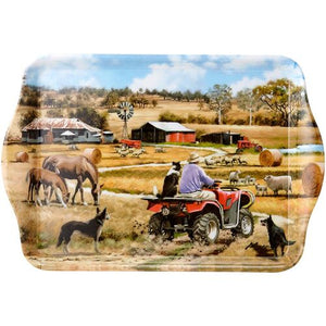 A Farming Life Mugs Tray Tea towel Ashdene