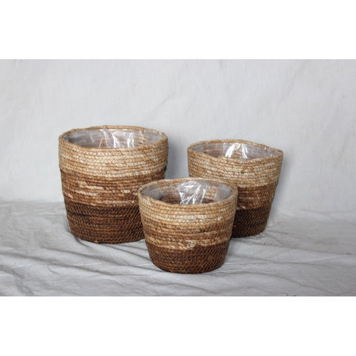 Brown Pot Plant Storage Baskets